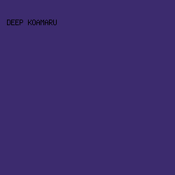3C2B6E - Deep Koamaru color image preview
