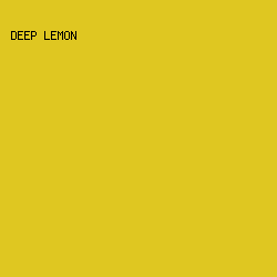 DFC721 - Deep Lemon color image preview