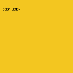 F3C620 - Deep Lemon color image preview