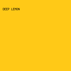 FFC917 - Deep Lemon color image preview