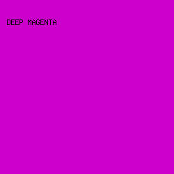 CC00CB - Deep Magenta color image preview