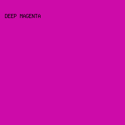 CD0BA9 - Deep Magenta color image preview