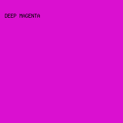 DA10D0 - Deep Magenta color image preview