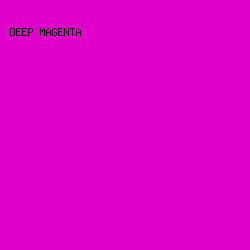 e000c9 - Deep Magenta color image preview