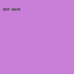 C97ED7 - Deep Mauve color image preview