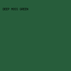 275D3B - Deep Moss Green color image preview