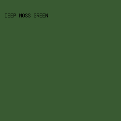 395a32 - Deep Moss Green color image preview