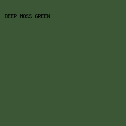 3B5736 - Deep Moss Green color image preview
