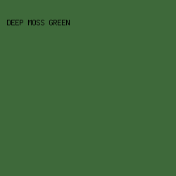 3E693A - Deep Moss Green color image preview
