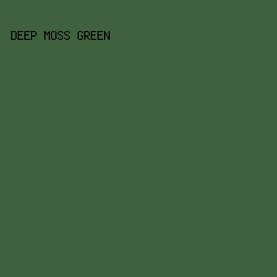 3F613D - Deep Moss Green color image preview