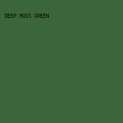 3b653b - Deep Moss Green color image preview