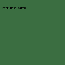3b6e41 - Deep Moss Green color image preview