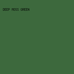 3d693d - Deep Moss Green color image preview