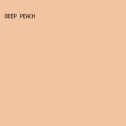 F2C4A1 - Deep Peach color image preview