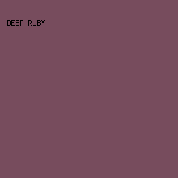 774c5d - Deep Ruby color image preview