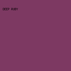 7D3962 - Deep Ruby color image preview