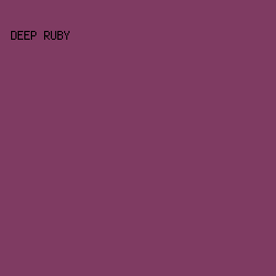7F3B62 - Deep Ruby color image preview