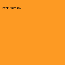 FD9A23 - Deep Saffron color image preview