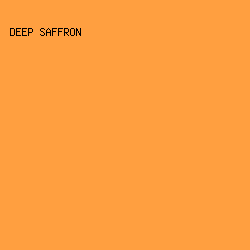 FF9F40 - Deep Saffron color image preview
