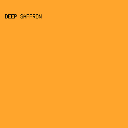 FFA52C - Deep Saffron color image preview