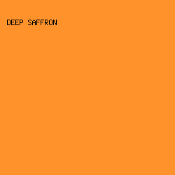 ff922b - Deep Saffron color image preview