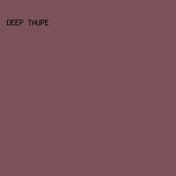 7B525C - Deep Taupe color image preview