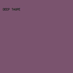 7a536e - Deep Taupe color image preview