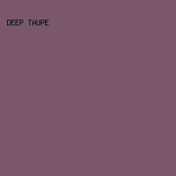 7b576e - Deep Taupe color image preview
