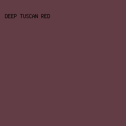 623d45 - Deep Tuscan Red color image preview