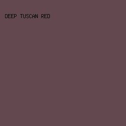 64484F - Deep Tuscan Red color image preview
