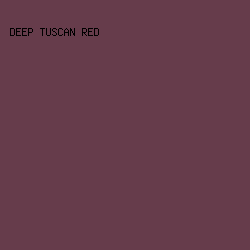 663c4b - Deep Tuscan Red color image preview