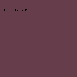 663d4a - Deep Tuscan Red color image preview