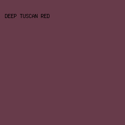 673b4a - Deep Tuscan Red color image preview