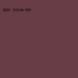 683D46 - Deep Tuscan Red color image preview