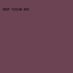 6B4353 - Deep Tuscan Red color image preview