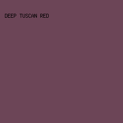 6C4557 - Deep Tuscan Red color image preview