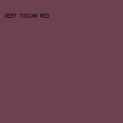 6e414f - Deep Tuscan Red color image preview