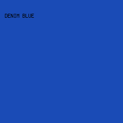 1A4BB6 - Denim Blue color image preview