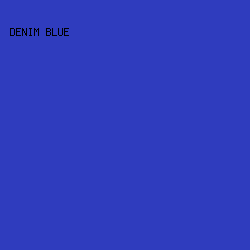2F3CBE - Denim Blue color image preview