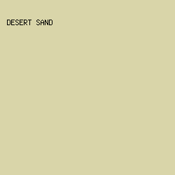 D9D5A9 - Desert Sand color image preview