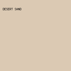 DBC9B3 - Desert Sand color image preview