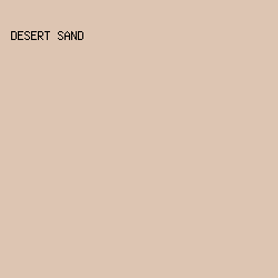DDC5B2 - Desert Sand color image preview