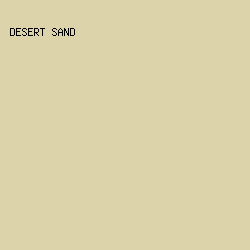 DDD3AB - Desert Sand color image preview