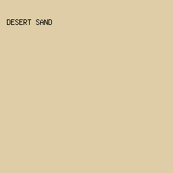 DECDA6 - Desert Sand color image preview