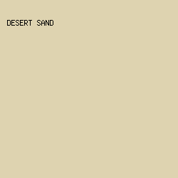 DED3B0 - Desert Sand color image preview