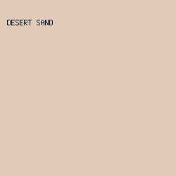 E1CBB8 - Desert Sand color image preview