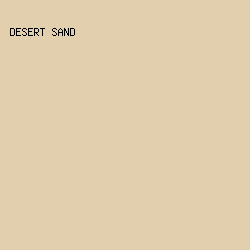 E2CFAD - Desert Sand color image preview