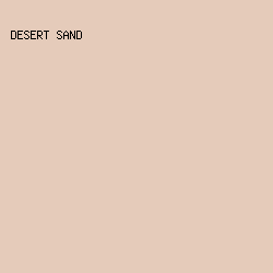 E5CBBA - Desert Sand color image preview
