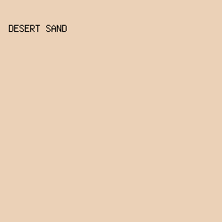 EBD1B7 - Desert Sand color image preview