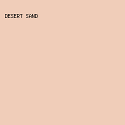 F0CDB9 - Desert Sand color image preview